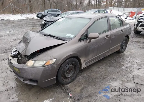 2010 Honda Civic Lx из США, поврежденный, VIN 2HGFA1F56AH584127